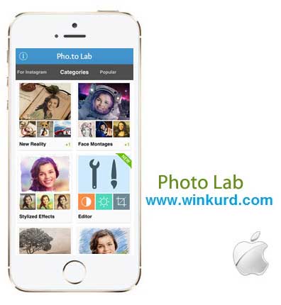 Photo Lab PRO v2.2.8 دەستکاری کردنی وێنە تایبەت بە ئایفۆن،ئایپەد،ئایپۆد