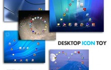 Desktop Icon Toy رێکخستنی ئایکۆنی دێسکتۆپ بە چەندین شێوازی جوان